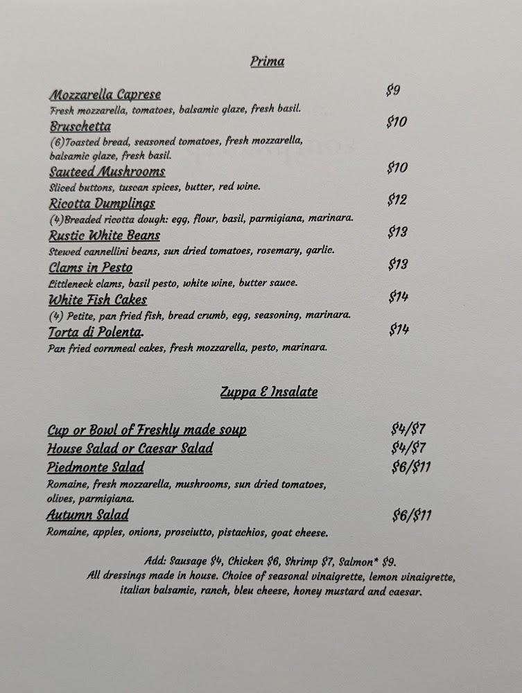 Pinocchio's Italian Restaurant. Menu image 3